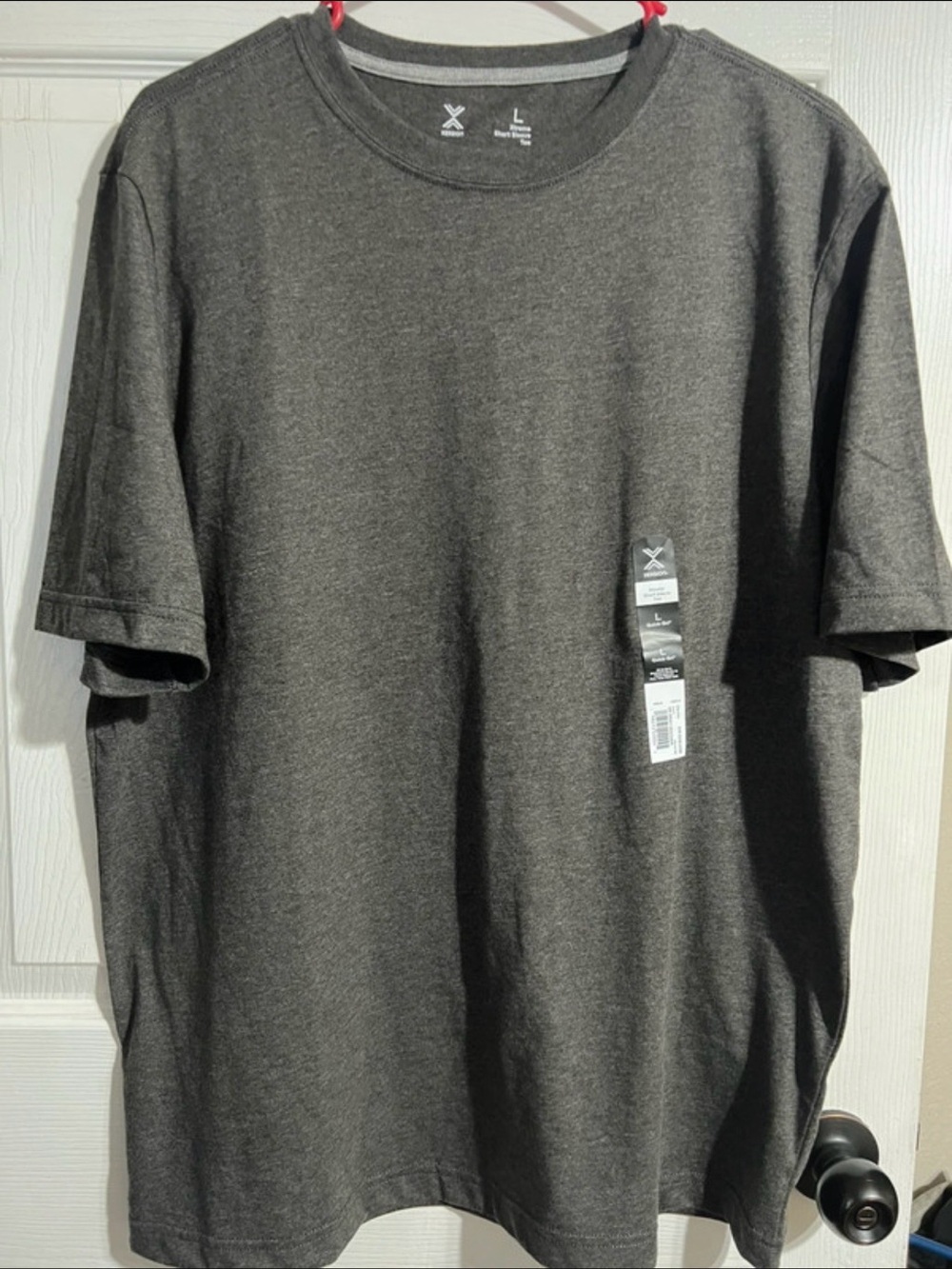 Xersion Men's Charcoal Gray Crew Neck Short Sleeve Tee